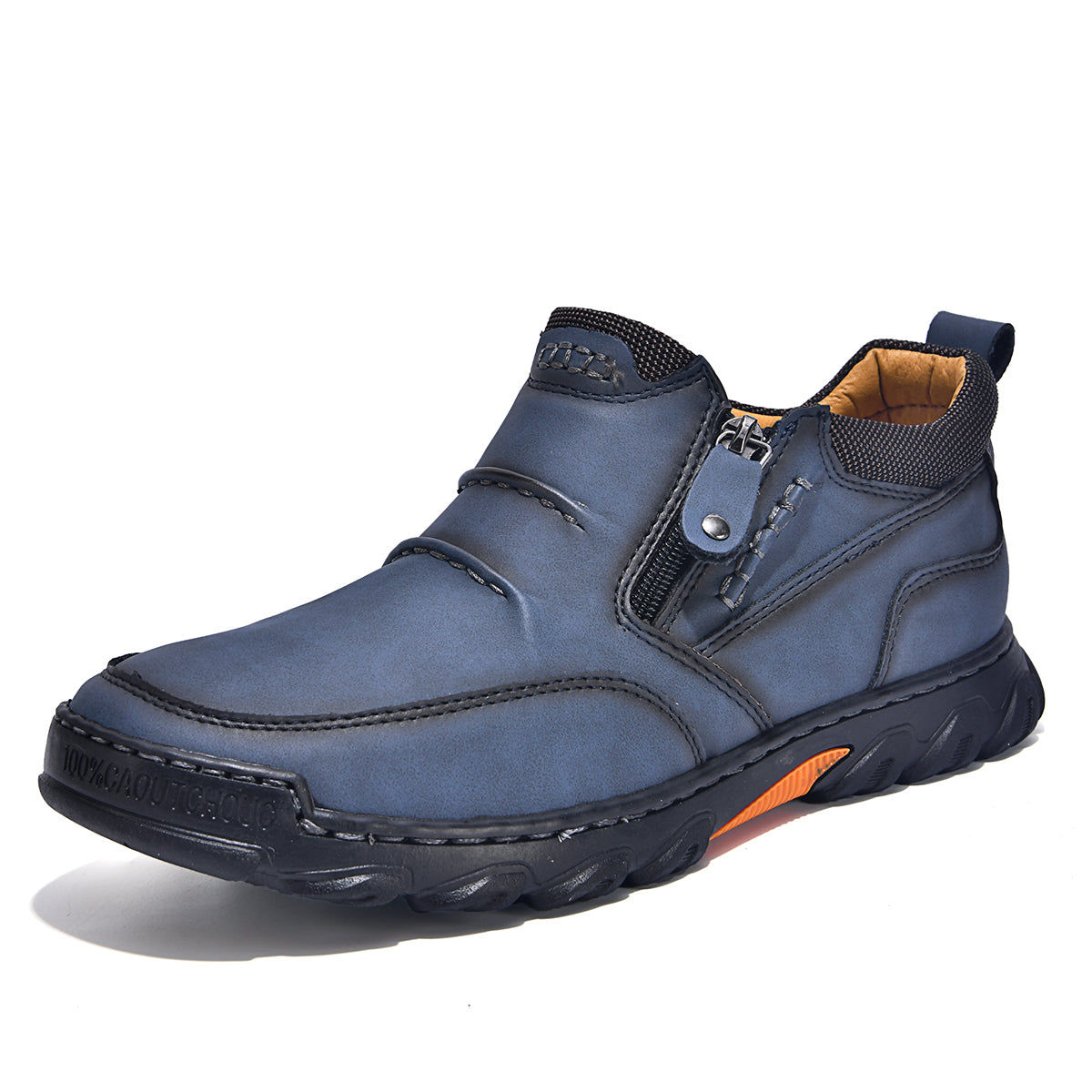 Men’s Orthopedic Comfort Boots | Wide Toe, Arch Support & Side Zip