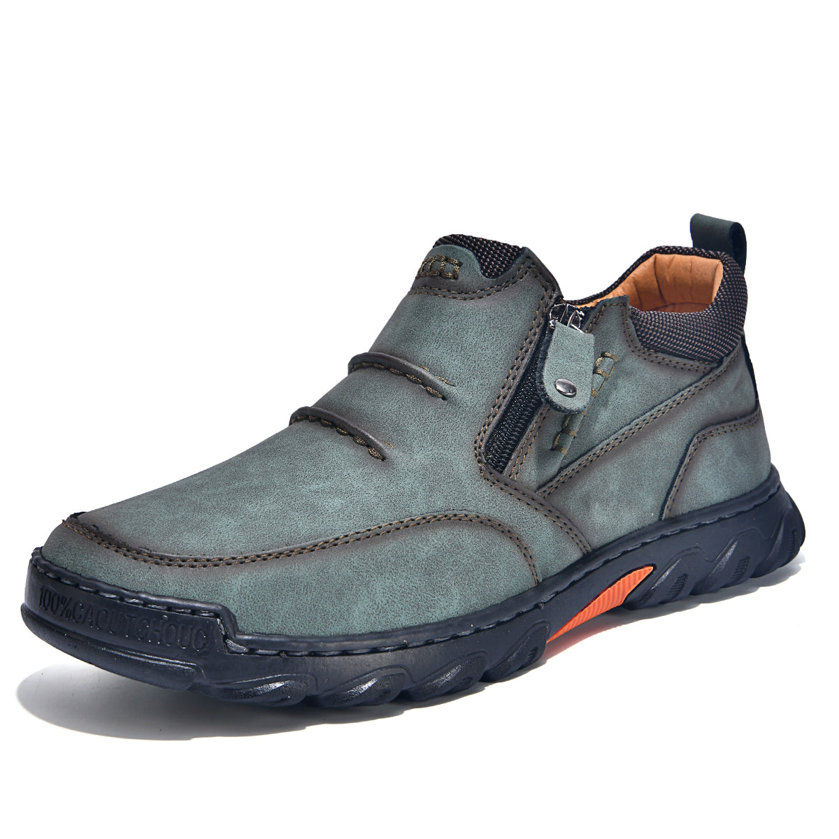 Men’s Orthopedic Comfort Boots | Wide Toe, Arch Support & Side Zip