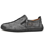 Men's Genuine Leather Casual Boots - Slip-On, Effortless Style, Wide Toe Box with Arch Support