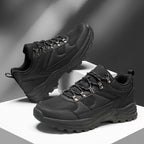 Men's Mesh Hiking Shoes - Lace-Up, Enhanced Support, Wide Toe Box with Arch Support