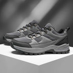 Men's Mesh Hiking Shoes - Lace-Up, Enhanced Support, Wide Toe Box with Arch Support