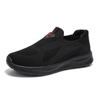 Men's Mesh Lightweight Walking Shoes - Slip-On, Maximum Ventilation, Wide Toe Box with Arch Support