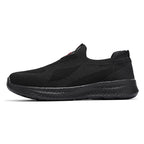Men's Mesh Lightweight Walking Shoes - Slip-On, Maximum Ventilation, Wide Toe Box with Arch Support