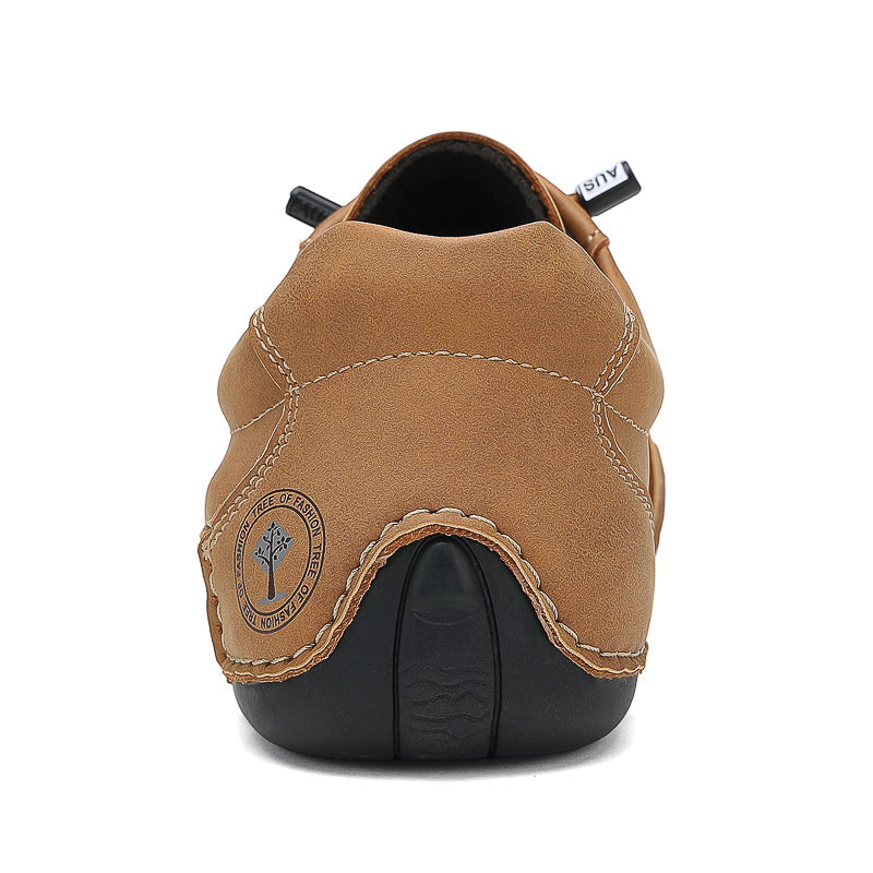 Men's Suede Casual Boots - Lace-Up, Waterproof, Wide Toe Box with Arch Support
