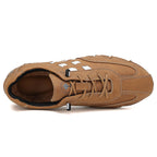 Men's Suede Casual Boots - Lace-Up, Waterproof, Wide Toe Box with Arch Support