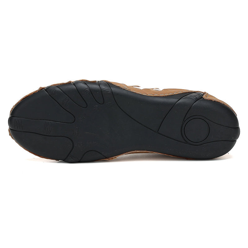 Men's Suede Casual Boots - Lace-Up, Waterproof, Wide Toe Box with Arch Support