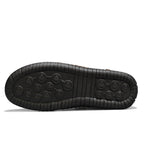 Men's Slip-on Genuine Leather Shoes - Slip-On, Waterproof, Wide Toe Box with Arch Support