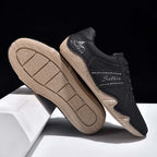 Men's Suede Casual Boots - Lace-Up, Waterproof, Wide Toe Box with Arch Support