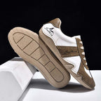 Men's Suede Casual Boots - Lace-Up, Waterproof, Wide Toe Box with Arch Support