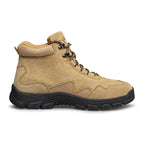 Men's Suede Work Boots - Lace-Up, Waterproof, Wide Toe Box with Arch Support
