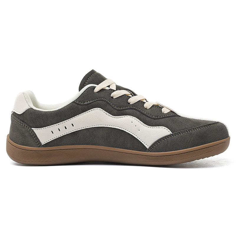 Men’s Waterproof Genuine Leather Walking Shoes for Tired, Wide Feet | Secure Lace-Up & Arch Support for Wet-Weather Walks