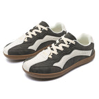 Men’s Waterproof Genuine Leather Walking Shoes for Tired, Wide Feet | Secure Lace-Up & Arch Support for Wet-Weather Walks
