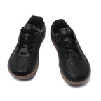 Men’s Waterproof Genuine Leather Walking Shoes for Tired, Wide Feet | Secure Lace-Up & Arch Support for Wet-Weather Walks