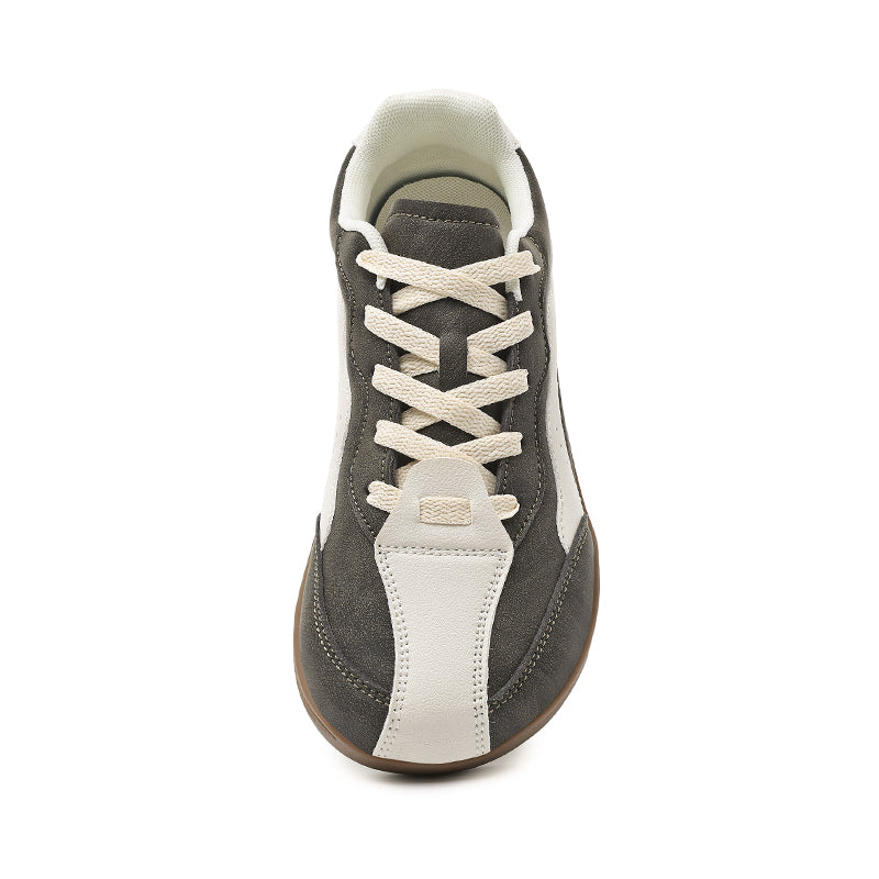 Men’s Waterproof Genuine Leather Walking Shoes for Tired, Wide Feet | Secure Lace-Up & Arch Support for Wet-Weather Walks