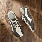 Men’s Waterproof Genuine Leather Walking Shoes for Tired, Wide Feet | Secure Lace-Up & Arch Support for Wet-Weather Walks