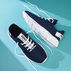 Men’s 4E Wide Mesh Walking Shoes for Tired Feet | Secure Lace-Up, Arch Support & Breathability for Long Walks