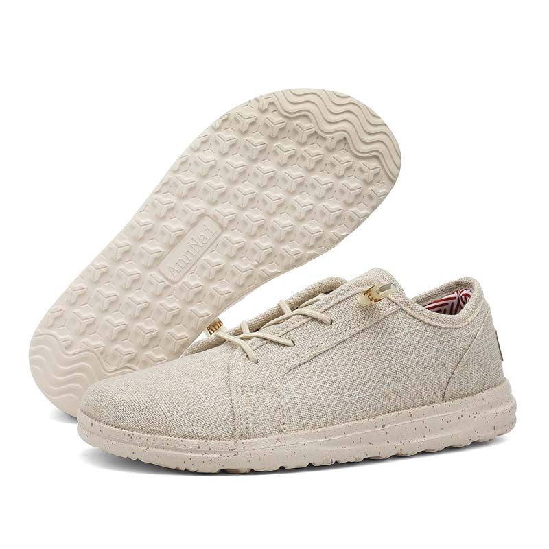Men’s Breathable Mesh Walking Shoes for Tired, Wide Feet | Secure Lace-Up & Arch Support for Long Walks