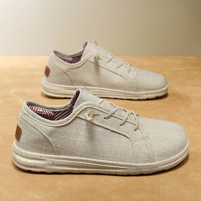 Men’s Breathable Mesh Walking Shoes for Tired, Wide Feet | Secure Lace-Up & Arch Support for Long Walks