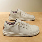 Men’s Breathable Mesh Walking Shoes for Tired, Wide Feet | Secure Lace-Up & Arch Support for Long Walks