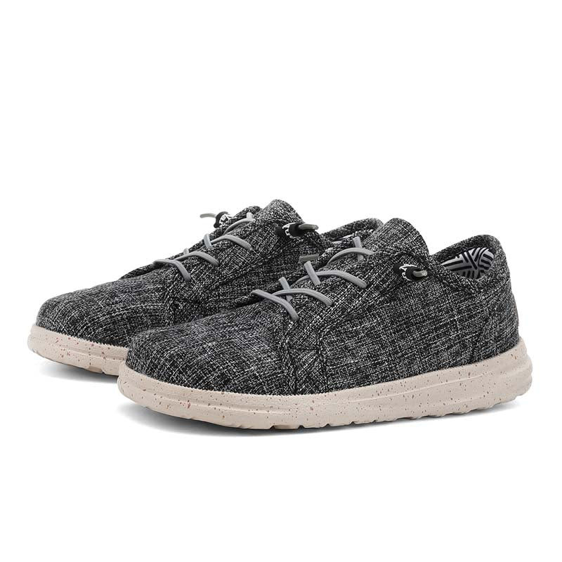 Men’s Breathable Mesh Walking Shoes for Tired, Wide Feet | Secure Lace-Up & Arch Support for Long Walks