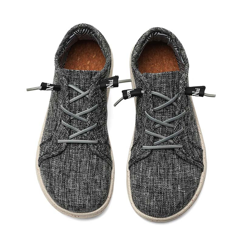 Men’s Breathable Mesh Walking Shoes for Tired, Wide Feet | Secure Lace-Up & Arch Support for Long Walks