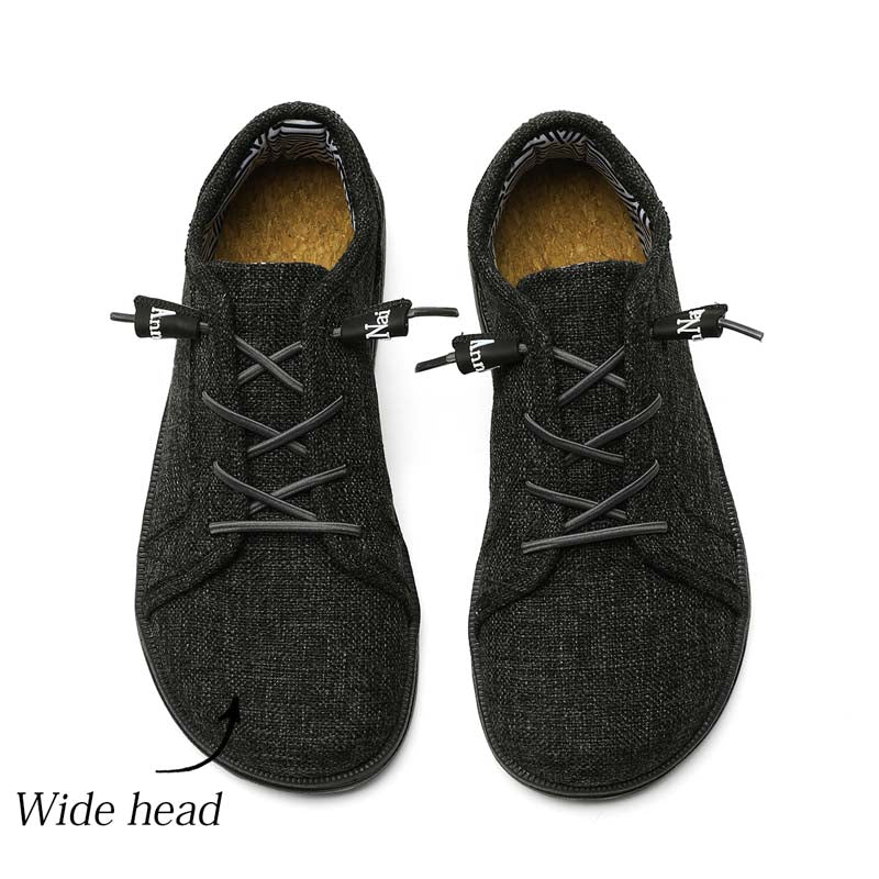 Men’s Breathable Mesh Walking Shoes for Tired, Wide Feet | Secure Lace-Up & Arch Support for Long Walks