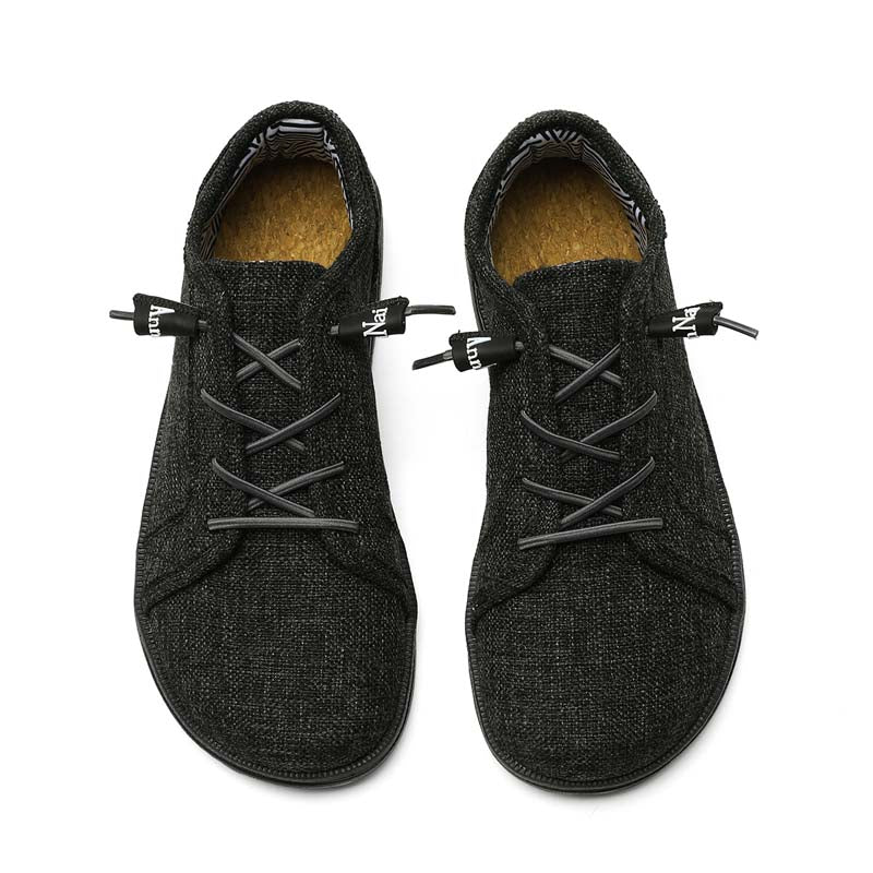 Men’s Breathable Mesh Walking Shoes for Tired, Wide Feet | Secure Lace-Up & Arch Support for Long Walks