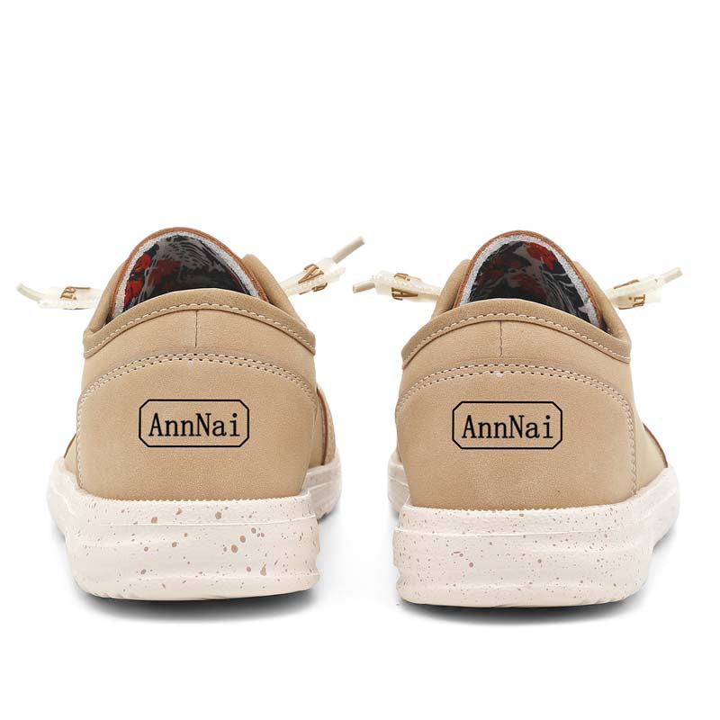 Men’s Breathable Mesh Walking Shoes for Tired, Wide Feet | Secure Lace-Up & Arch Support for Long Walks