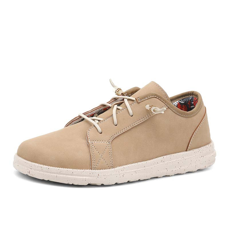 Men’s Breathable Mesh Walking Shoes for Tired, Wide Feet | Secure Lace-Up & Arch Support for Long Walks