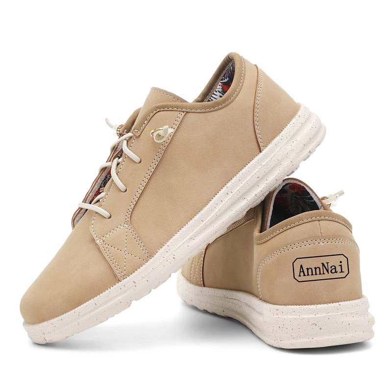 Men’s Breathable Mesh Walking Shoes for Tired, Wide Feet | Secure Lace-Up & Arch Support for Long Walks