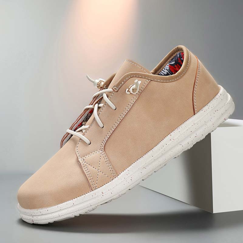 Men’s Breathable Mesh Walking Shoes for Tired, Wide Feet | Secure Lace-Up & Arch Support for Long Walks
