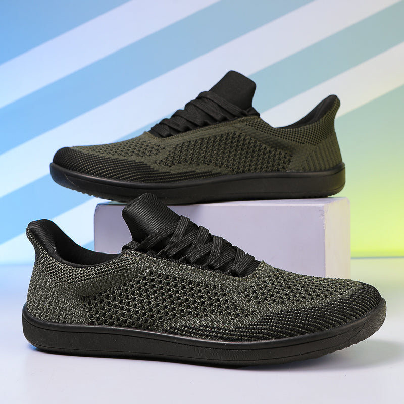 Men’s Breathable Mesh Walking Shoes for Hot, Tired Feet | Wide-Toe Comfort & Arch Support for Long Walks