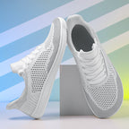 Men’s Breathable Mesh Walking Shoes for Hot, Tired Feet | Wide-Toe Comfort & Arch Support for Long Walks
