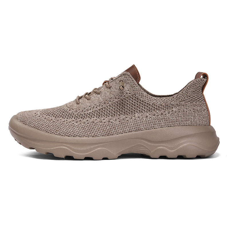 Men’s Cushioned Mesh Walking Shoes for Hot, Tired Feet | Wide-Toe Comfort & Arch Support for Long Walks