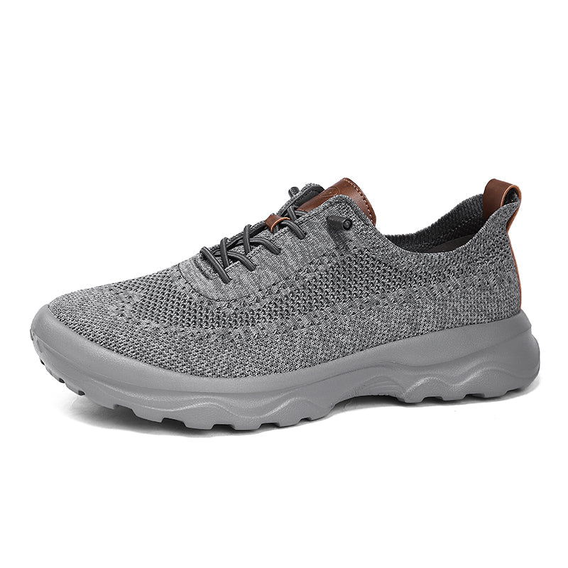 Men’s Cushioned Mesh Walking Shoes for Hot, Tired Feet | Wide-Toe Comfort & Arch Support for Long Walks
