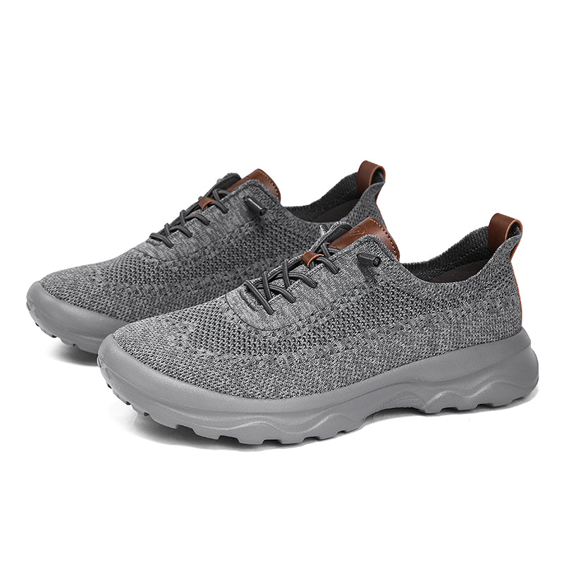 Men’s Cushioned Mesh Walking Shoes for Hot, Tired Feet | Wide-Toe Comfort & Arch Support for Long Walks