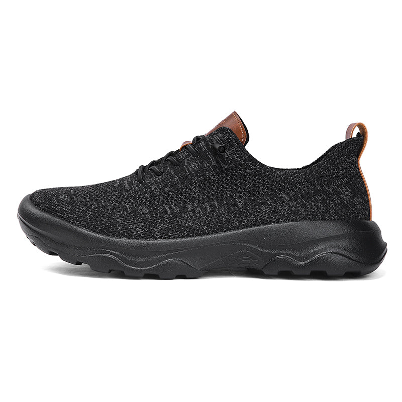 Men’s Cushioned Mesh Walking Shoes for Hot, Tired Feet | Wide-Toe Comfort & Arch Support for Long Walks
