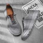 Men’s Cushioned Mesh Walking Shoes for Hot, Tired Feet | Wide-Toe Comfort & Arch Support for Long Walks