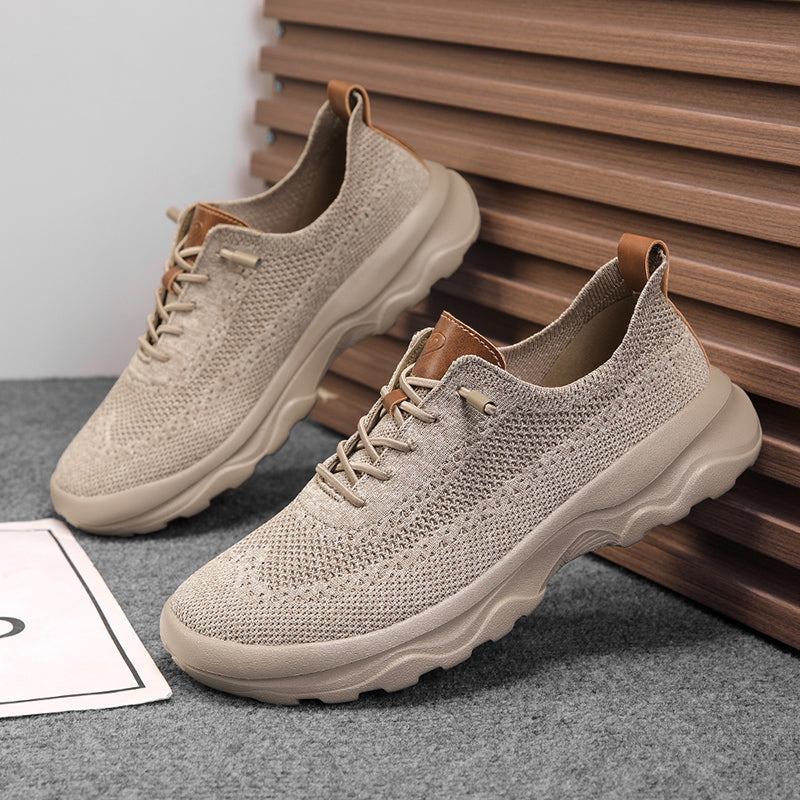 Men’s Cushioned Mesh Walking Shoes for Hot, Tired Feet | Wide-Toe Comfort & Arch Support for Long Walks