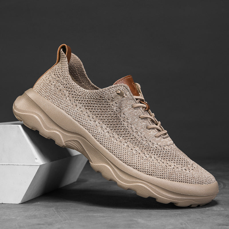 Men’s Cushioned Mesh Walking Shoes for Hot, Tired Feet | Wide-Toe Comfort & Arch Support for Long Walks