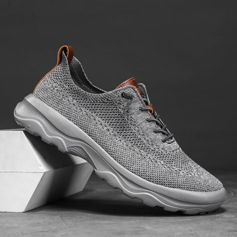 Men’s Cushioned Mesh Walking Shoes for Hot, Tired Feet | Wide-Toe Comfort & Arch Support for Long Walks