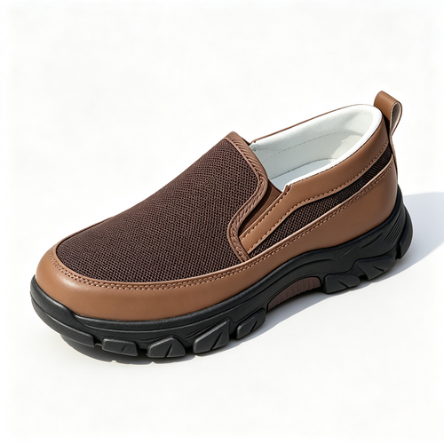 (⏰Limited Time Sale 70% OFF🔥)Men’s High-Support Mesh Slip-On Walking Shoes for Hot, Tired & Wide Feet | Arch Support for Daily Walks