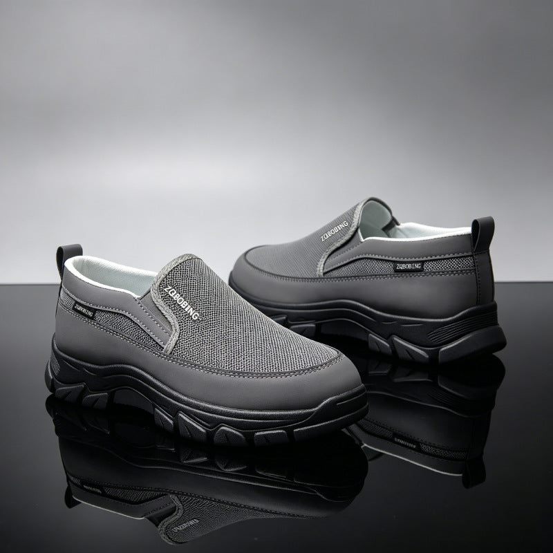(⏰Limited Time Sale 70% OFF🔥)Men’s High-Support Mesh Slip-On Walking Shoes for Hot, Tired & Wide Feet | Arch Support for Daily Walks