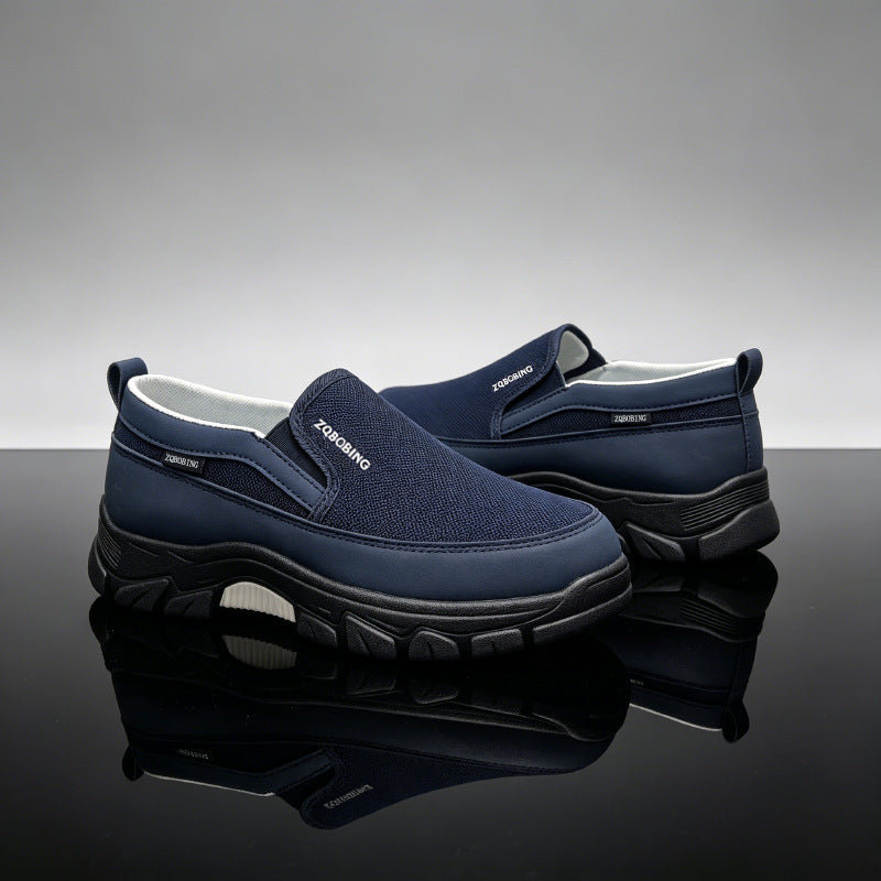 (⏰Limited Time Sale 70% OFF🔥)Men’s High-Support Mesh Slip-On Walking Shoes for Hot, Tired & Wide Feet | Arch Support for Daily Walks