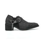 (⏰Limited Time Sale 70% OFF🔥)Men’s Genuine Leather Western Slip-On Shoes | Low-Cut Cowboy Style, Roomy Wide Fit & Everyday Comfort