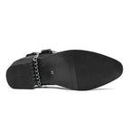(⏰Limited Time Sale 70% OFF🔥)Men’s Genuine Leather Western Slip-On Shoes | Low-Cut Cowboy Style, Roomy Wide Fit & Everyday Comfort
