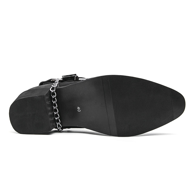 (⏰Limited Time Sale 70% OFF🔥)Men’s Genuine Leather Western Slip-On Shoes | Low-Cut Cowboy Style, Roomy Wide Fit & Everyday Comfort