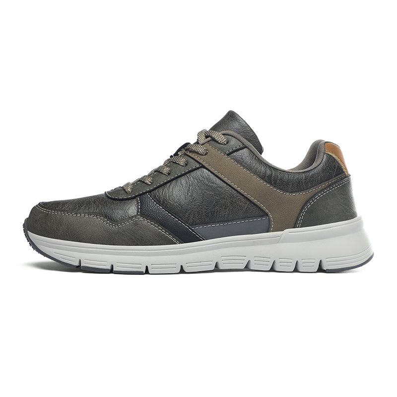 (⏰Limited Time Sale 70% OFF🔥)Men’s Genuine Leather Walking Shoes for Tired, Wide Feet | Cushioned Arch Support & All-Day Comfort