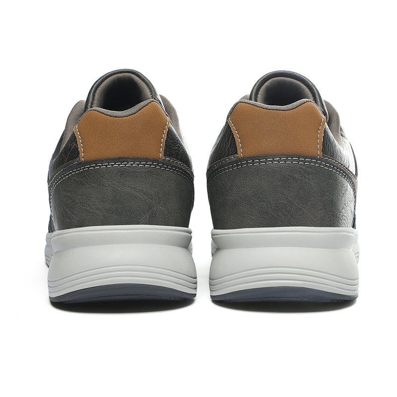 (⏰Limited Time Sale 70% OFF🔥)Men’s Genuine Leather Walking Shoes for Tired, Wide Feet | Cushioned Arch Support & All-Day Comfort