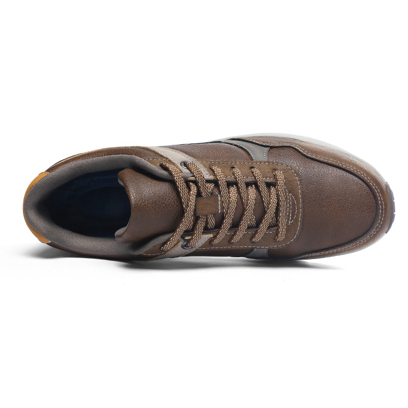 (⏰Limited Time Sale 70% OFF🔥)Men’s Genuine Leather Walking Shoes for Tired, Wide Feet | Cushioned Arch Support & All-Day Comfort